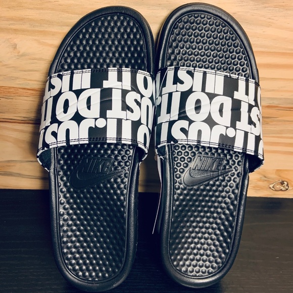 nike just do it flip flops